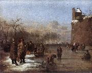 Amusement on the Ice r VELDE, Adriaen van de